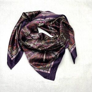 ALDO silky pattern print square scarf